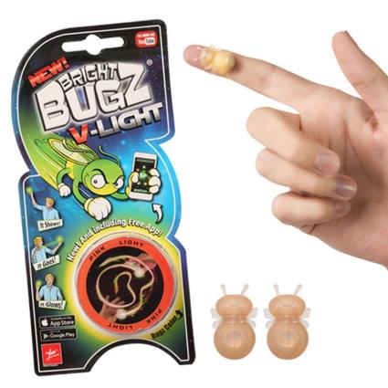 Bright Bugz V-Light Nowstalgic Toys (2 Uds) - Amarelo