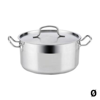 Caçarola com Tampa Quid Azzero Aço inoxidável - 24 cm