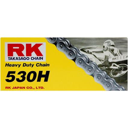 Rk 530 Heavy Duty Clip Non Seal Drive Chain 120 Links Natural