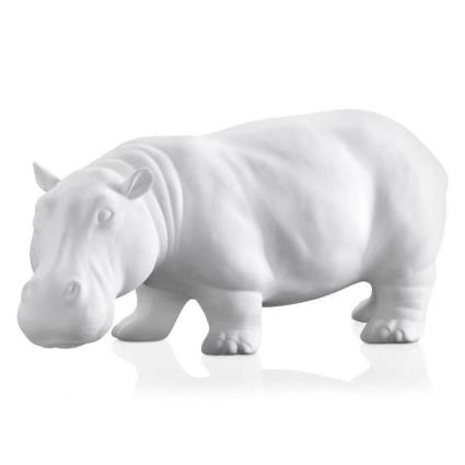 Figura hipopótamo blanco Hippo