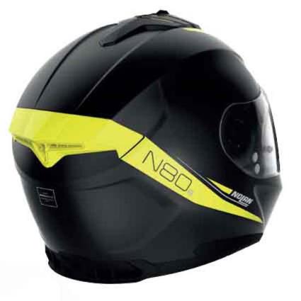 Nolan Capacete Integral N80-8 Staple N-com XS Flat Black / Yellow