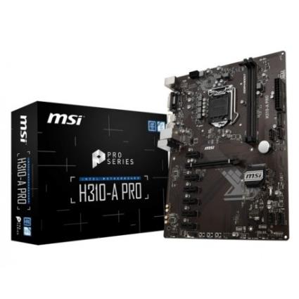 MB MSI H310-A PRO SKT INTEL 1151 2xDDR4 DVI-D/HDMI - H310-A PRO - 4719072564292