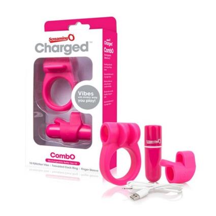 Estimulador com Carga CombO Kit #1 Rosa The Screaming O 12679