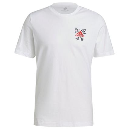 Adidas Camisa Ddlbmb Embr S White / Scarlet