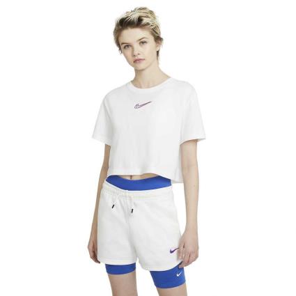 Nike Camiseta Manga Curta Sportswear Crop Print M White