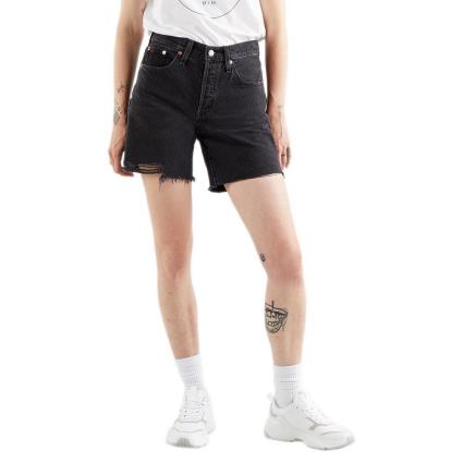 Levi´s ® Shorts Jeans 501 Mid Thigh 27 Lunar Black