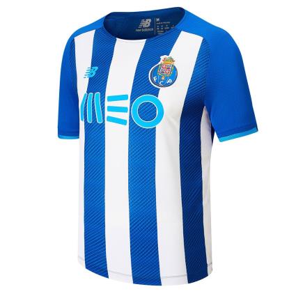 New Balance Camiseta Manga Corta Fc Porto 21/22 Primera Equipación XL Blue / White
