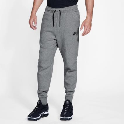 Calças Nike Tech Fleece - Cinza - Calças Punho Homem