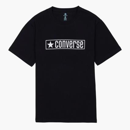Converse Wordmark - Preto - T-shirt Homem
