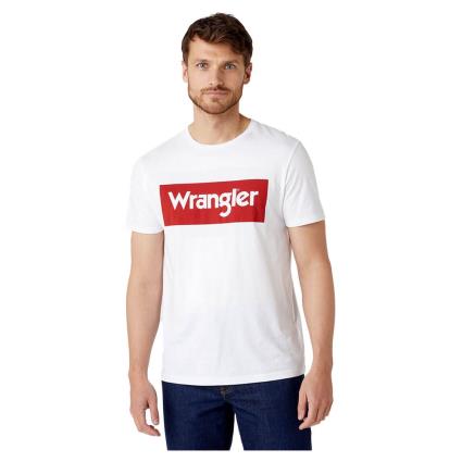 Wrangler Logo M White