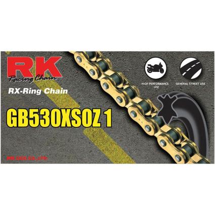 Rk 530 Xsoz1 Rivet Rx Ring Drive Chain 110 Links Natural