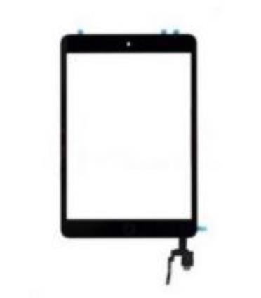 iPad Mini 3 A1599 / A1600 touch + botão home preto