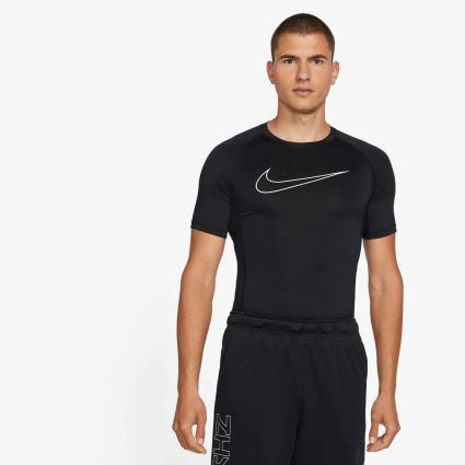 T-shirt De Compressão Nike Pro Dri-Fit - Preto - Homem