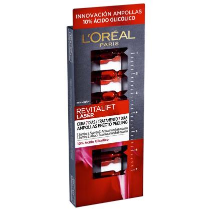 L'Oréal Revitalift Laser Ampoules 10% Ácido Glicólico 7 Unidades
