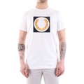 Fred Perry  T-Shirt mangas curtas M1655  Branco Disponível em tamanho para homem. EU XXL,EU S,EU M,EU L.Homem > Roupas > Camiseta