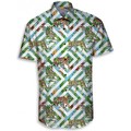 Fishikii  Camisas mangas curtas 3469  Branco Disponível em tamanho para homem. EU S,EU M,EU L,EU XL,EU XS,EU 3XL.Homem > Roupas > Camisas mangas curtas