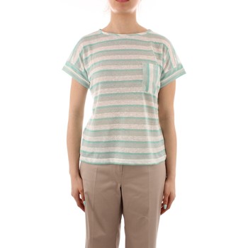 Iblues  T-Shirt mangas curtas MAFALDA  Verde Disponível em tamanho para senhora. EU S,EU XL.Mulher > Roupas > Camiseta