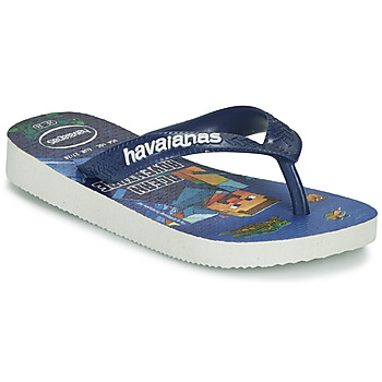 Havaianas  Chinelos KIDS MINECRAFT  Azul Disponível em tamanho para rapaz 35 / 36,23 / 24,25 / 26,27 / 28,29 / 30.Criança > Menino > Calçasdos > Chinelos