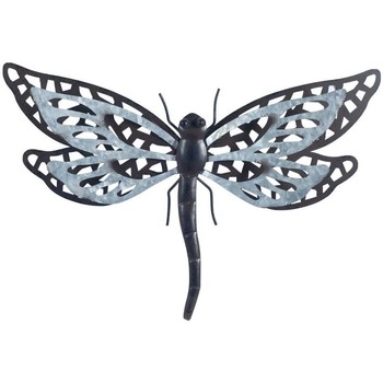 Signes Grimalt  Estatuetas Dragonfly Metal Com Vidro  Cinza Disponível em tamanho para senhora. Único.Casa >Estatuetas