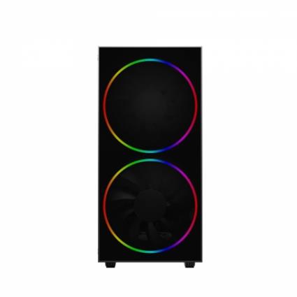 CAIXA MIDTOWER BLACK ATX USB 3.0 GAMING CoolBox DeepRunner A-RGB