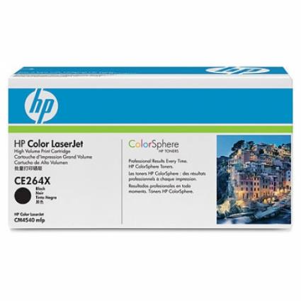 HP Color LaserJet CE264X Black Print Cartridge