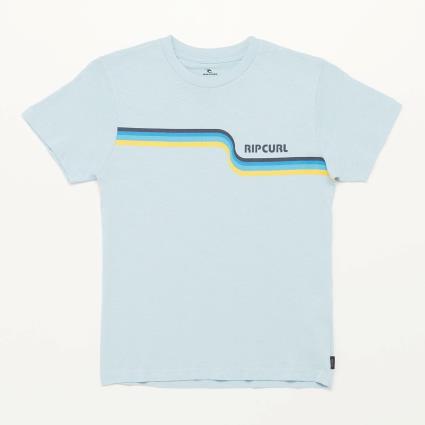 T-shirt Rip Curl Surf Revival - Azul - T-shirt Rapaz tamanho 10