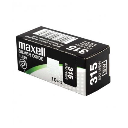 MAXELL - PILHA RELOJ. SR716SW(315)CX10-18291700