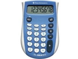 Calculadora Básica TEXAS 503-SV Azul (8 dígitos)