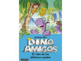 Livro Dino amigos 2: El Robo de los Platanos Asados de Andrea Pau (Ano de edição - 2014)