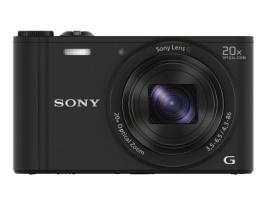 Máquina Fotográfica Compacta SONY Wx50 (Preto - 18.2 MP - ISO: 80 a 1600 - Zoom Ótico: 20x)