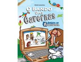 Livro O Bando das Cavernas 8: Amigos no Facepedra de Nuno Caravela (Português - 2014)