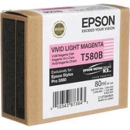 Epson T580B tinta magenta claro vivo original
