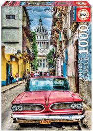 Puzzle Carro Antigo Em Havana 1000 Peças