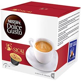 DolceGusto Cápsulas de café Dolce Gusto SICAL, café expresso, frutado, 16 doses, 112 g