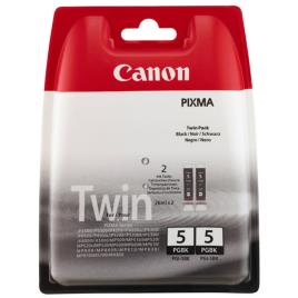 Canon Tinteiro Original PGI-5, Preto, Pack 2, 0628B030