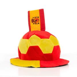 Chapéu Bola com Bandeira de Espanha en Relevo