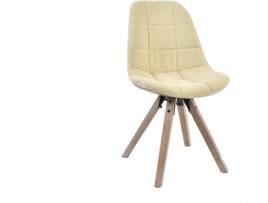 Cadeira  Mb-139138 (Bege - Algodão e Poliéster - 85 x 55 x 47 cm)