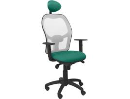 Cadeira de Escritório Operativa PYC Jorquera C Verde GR (Braços Reguláveis - Malha)