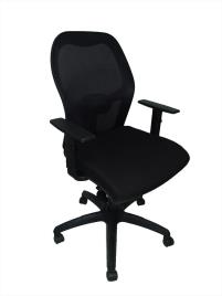 Silla de Oficina Jorquera malla negra asiento bali negro con traslak