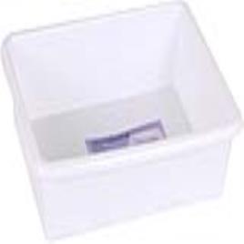 Balde 2 L Retangular Branca (26 X 19 cm)