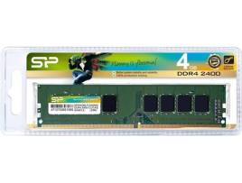 Memória RAM DDR4 SILICON POWER SP004GBLFU240N02 (1 x 4 GB - 2400 MHz - CL 17 - Verde)