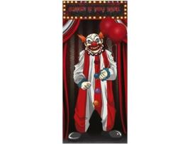 Decoração  Porta Circo Sinistro (75 x 150 cm - Halloween)