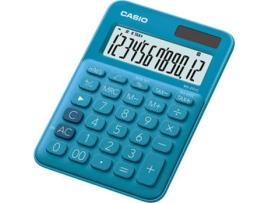 Calculadora Básica CASIO MS-20UC-BU Azul (12 dígitos)
