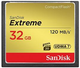 Sandisk Compact Flash Extreme Cf 32gb