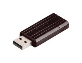 Pen Drive PinStripe USB 64GB 2.0 Preto - 