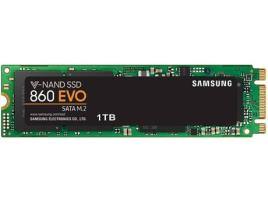 Disco SSD Interno SAMSUNG 860 EVO SATA III M.2 1TB (1 TB - SATA - 550 MB/s)