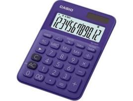 Calculadora Básica CASIO MS-20UC-PL Púrpura (12 dígitos)