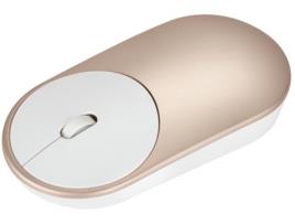 Rato XIAOMI MI Portable (Wireless - Casual - 1200 dpi - Dourado)