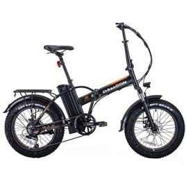 Bicicleta Elétrica Urbanglide Ebike-C7 Dobrável - Preto e Laranja