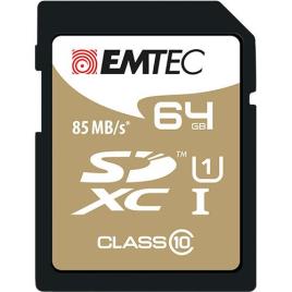 Cartão SDXC Classe 10 Gold+ 85MB/s - 64GB